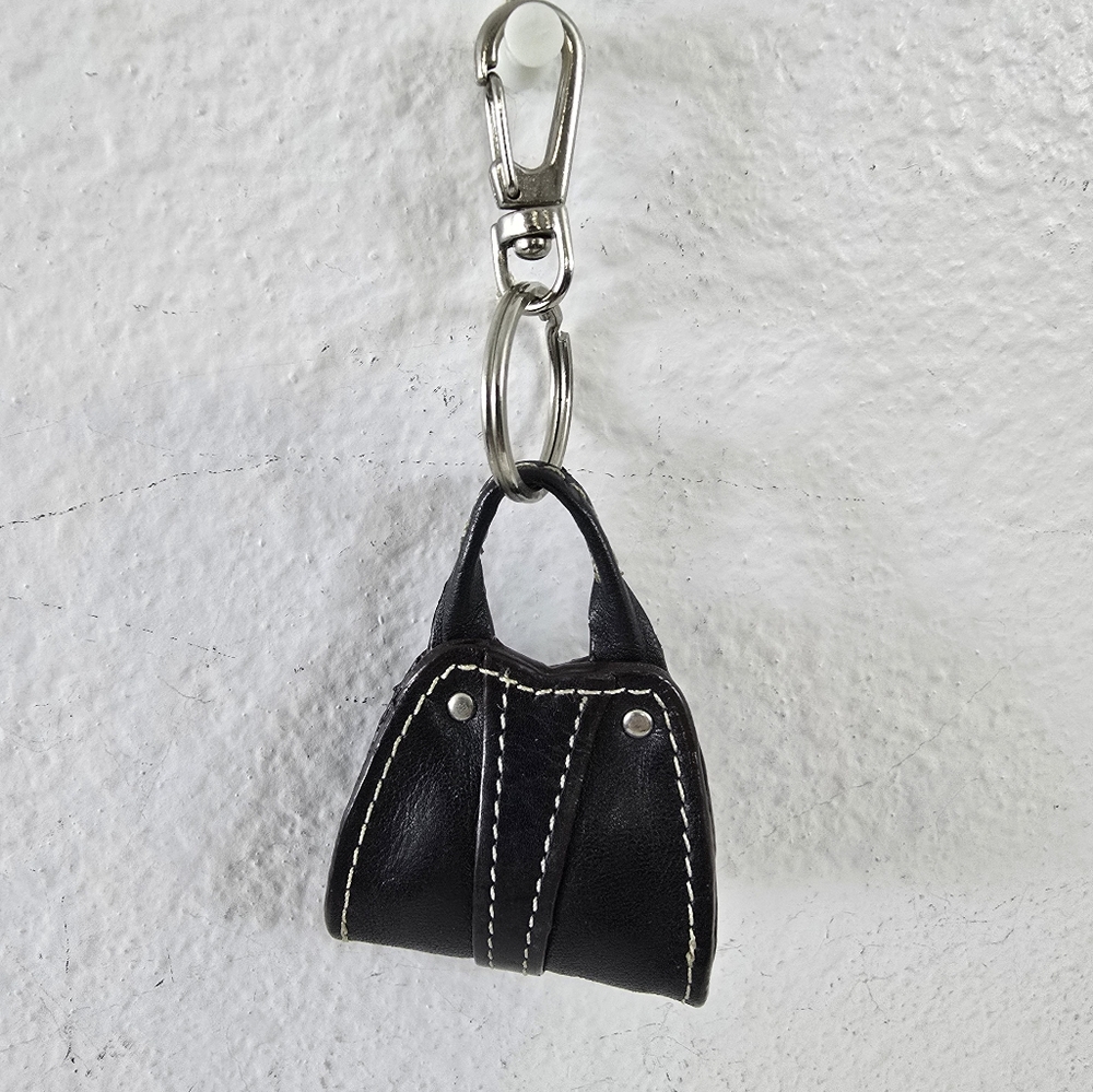 Small Black Keychain Purse - Picture 2 of 4